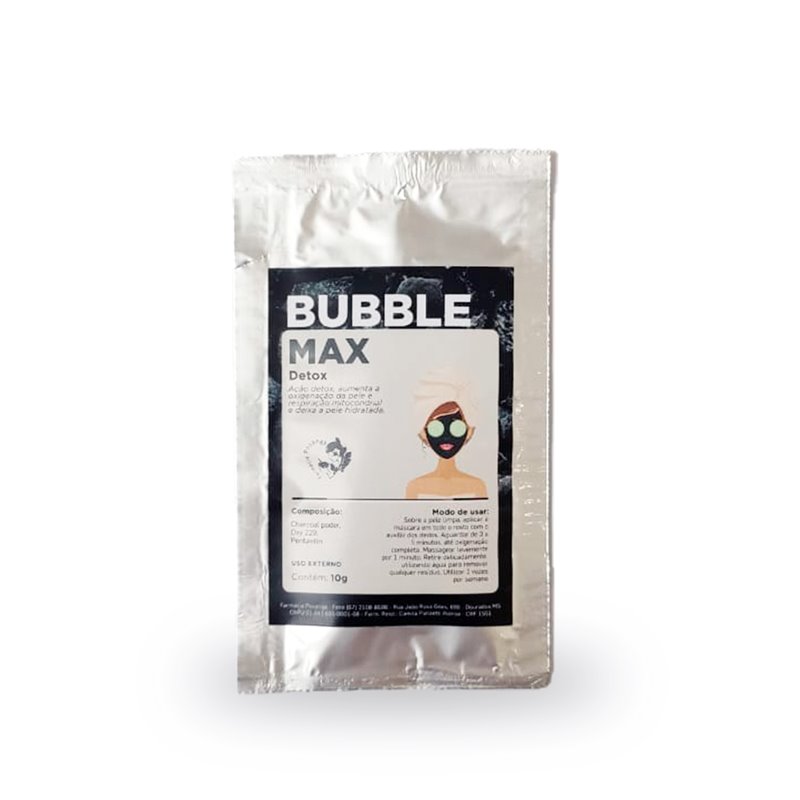Bubble Mask Detox – Máscara De Carvão - Farmácia Posanga