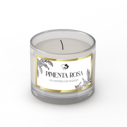 Vela Aromática de Massagem Pimenta Rosa